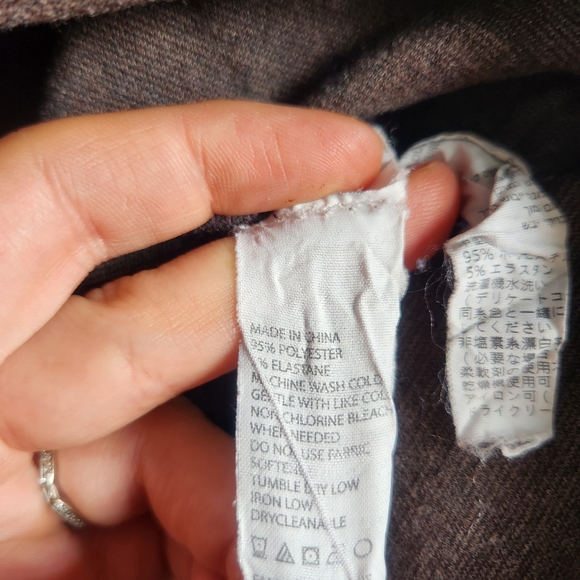 Prana Brown Moto Knit Skinny Leggings Medium - Picture 12 of 12